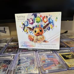 Pokemon Prismatic Evolutions pokemon Center ETB!!!!!