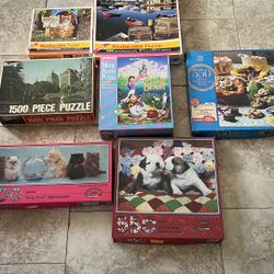 Puzzles For Free. 7 Used Puzzles