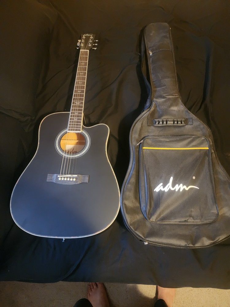 Black Acoustic Guitar