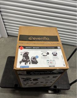 Evenflo Shyft Intuiti Travel System LiteMax NXT Car Seat & Stroller with SensorySoothe