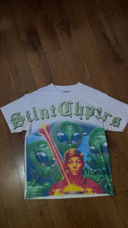 SILNT CHPIRS rhinestones tee