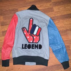 Pink Dolphin LEGEND jacket gray black blue red piece size small