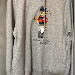 Ralph Lauren grey Polo Bear Sweatshirt