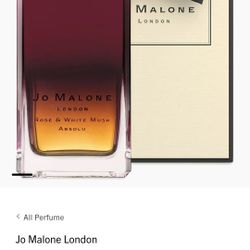 Jo Malone Perfume Rose And White Musk Absolue