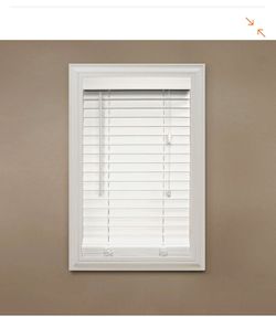 New Truck load of 2” -2 1/2” white brow and dark brown Faux wood blinds starting at $15 or half of retail