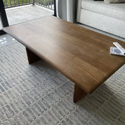West Elm Anton solid wood coffee table