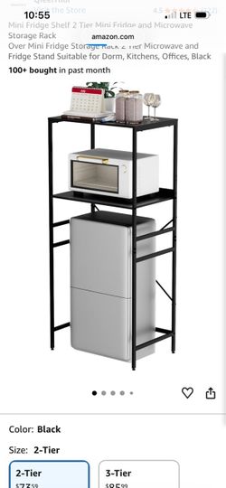 2 tier Mini fridge stand