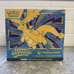 Pokemon center Ascended heros etb