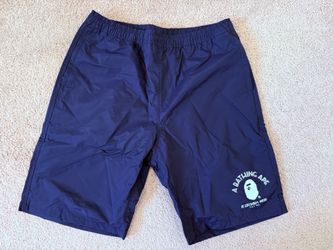 Bape Navy Beach Shorts