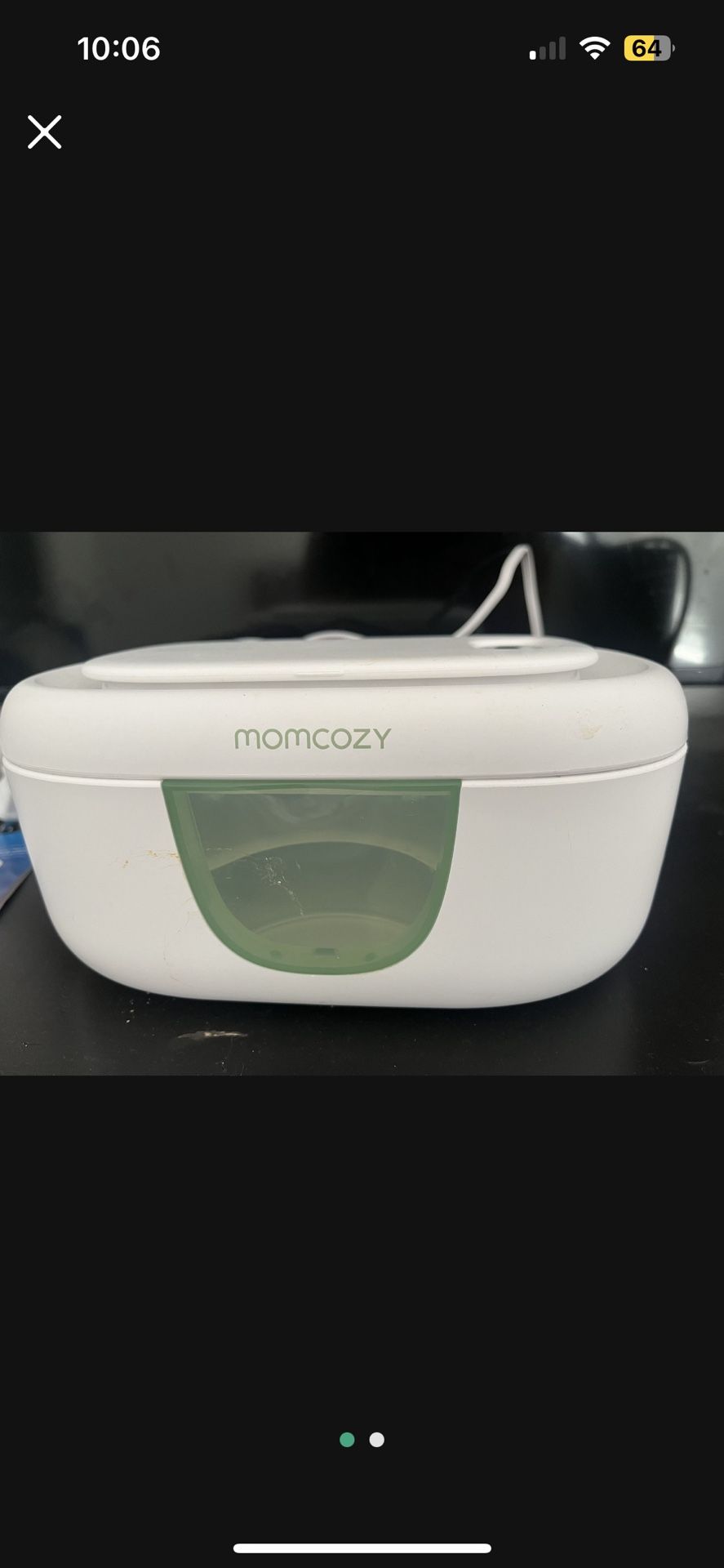 Mom cozy wipe warmer