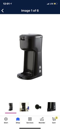 Mainstays Single Serve and K-Cup Black Coffee Maker