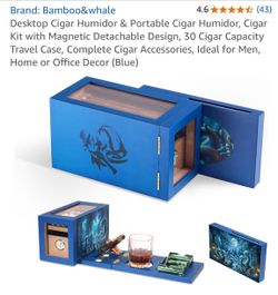 Desktop Cigar Humidor & Portable Cigar Humidor