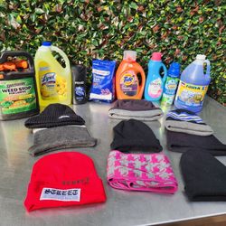 Cleaners & Winter Hats..all Items Brand New..all Items For Only $15