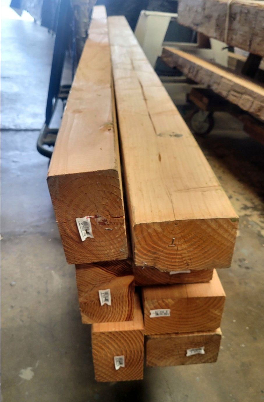 4x6 x 10' Doug Fir Lumber, NEW