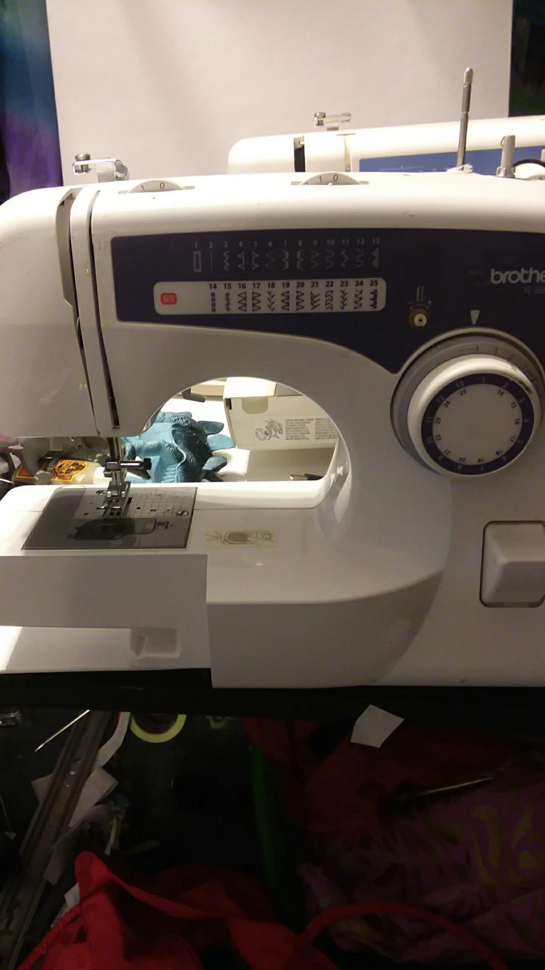 Brother lr43670 sewing machine runs great does NOT have a foot pedal