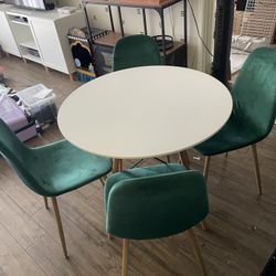 Dining Table And Chairs (Read Description)