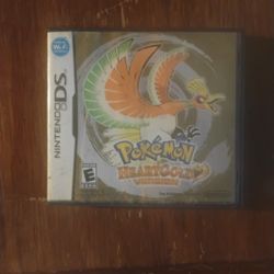Pokemon Heartgold DS Case And Book Inside Only No Cartridge! 
