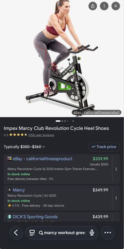 Marcy Revolution Cycle workout