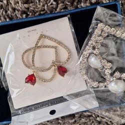 Heart Diamond Earrings! 