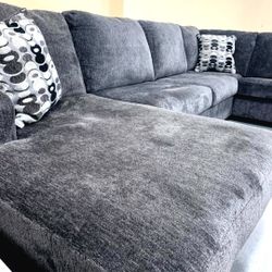 Ballinasloe Smoke Sectional Oversized Ashley New 