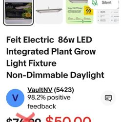 New LED 86W plant grow light