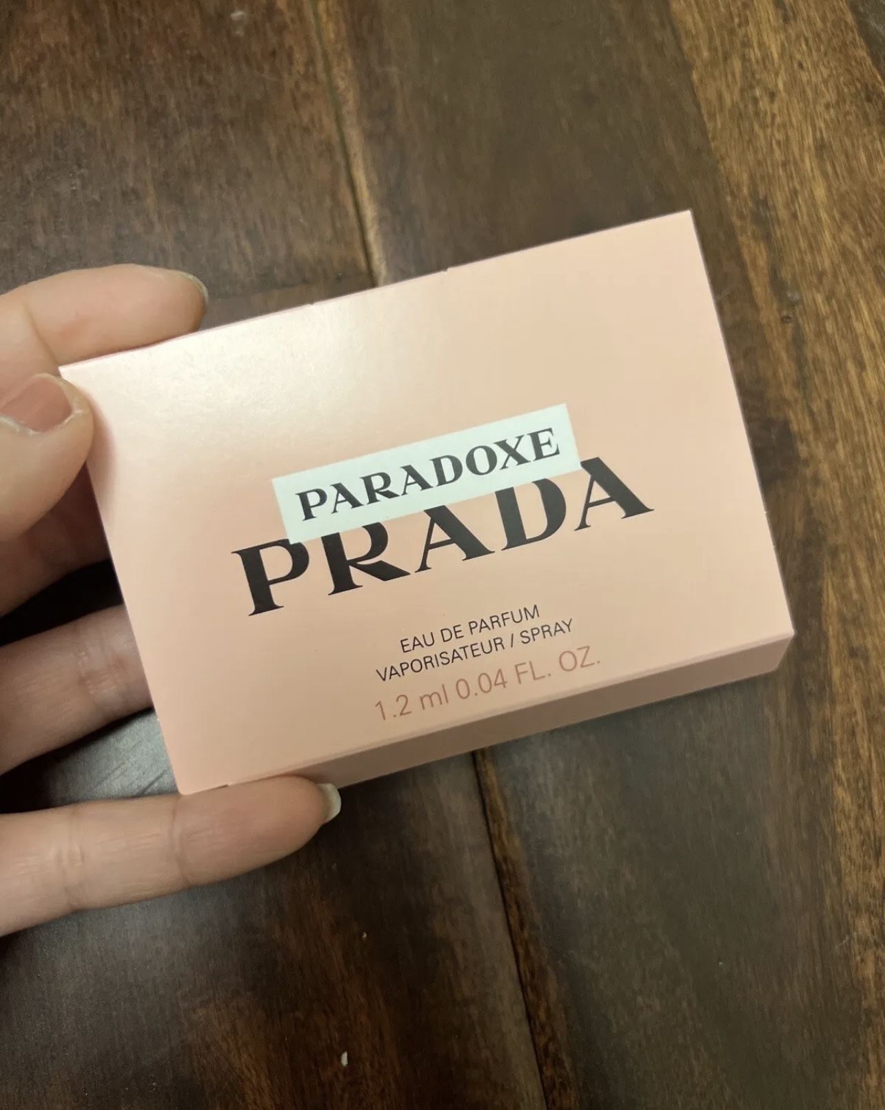 Paradoxe Prada Eau De Parfum Perfume Sample Vial