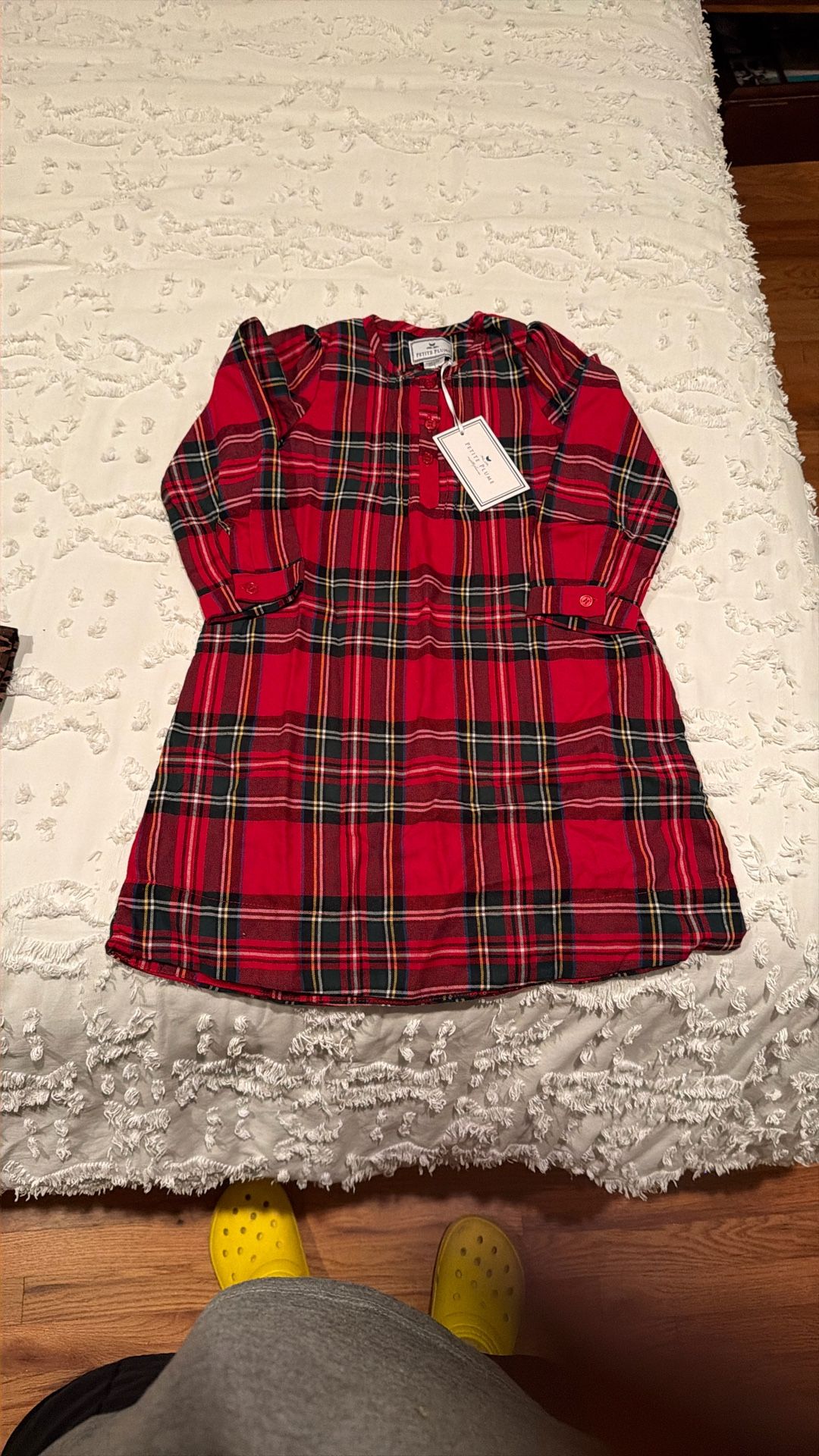 Petite Plume Tartan Nightgown Toddler Girls Size 3