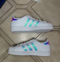 Adidas White Iridescent
