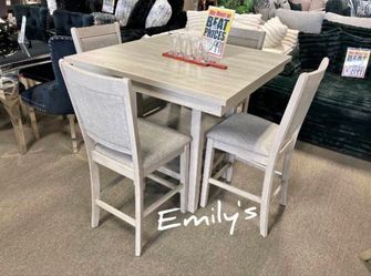 Beautiful! Counter Height table light grey