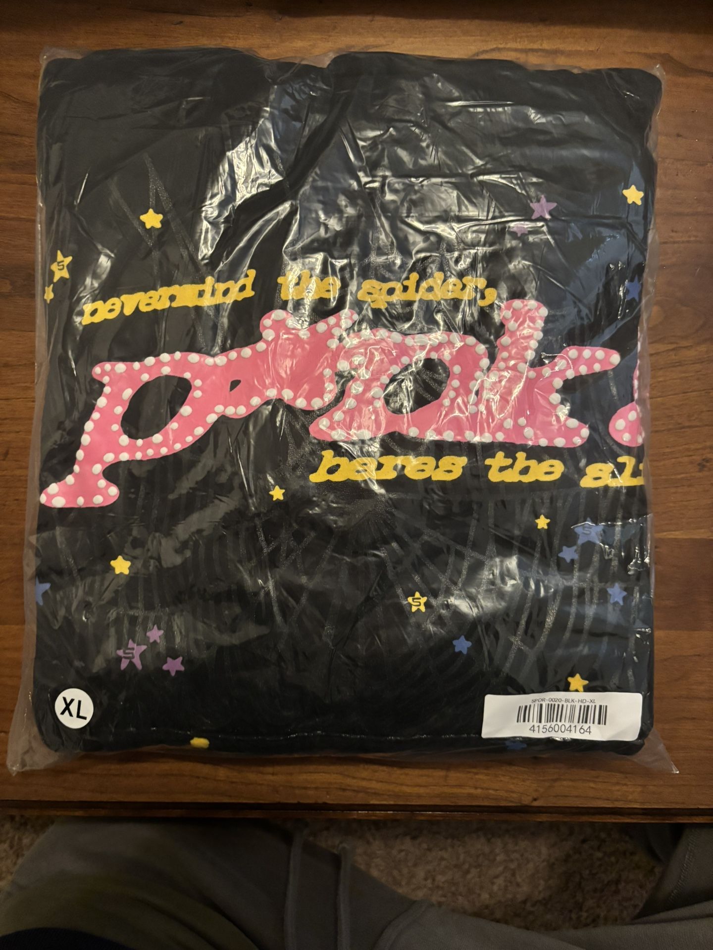 Sp5der P*NK Hoodie Black (XL)