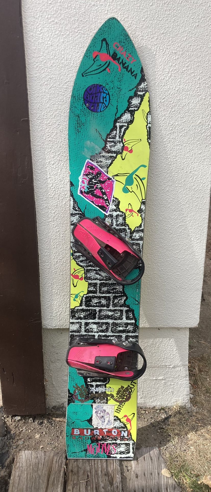 Vintage Snowboard Crazy Banana Breakout