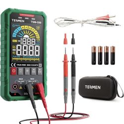 Tesmen TSM-599 Smart Digital Multimeter, TRMS 6000 Counts, Voltage Tester, Volt Meter NCV, DC/AC Voltage 