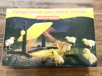 Brooder Plate for Chicks, 50-158°F Brooder & Chicken Heater for Coop with Smart Thermostat, UL certified Radiant Chick Heat Plate for Poultry, 5-Heigh