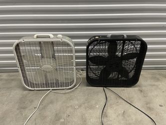 2 Lasko Box Window Fans / Two Fans - 20