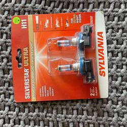 SYLVANIA - H11 SilverStar Ultra - High Performance Halogen Headlight Bulb, High Beam, Low Beam and Fog Replacement Bulb