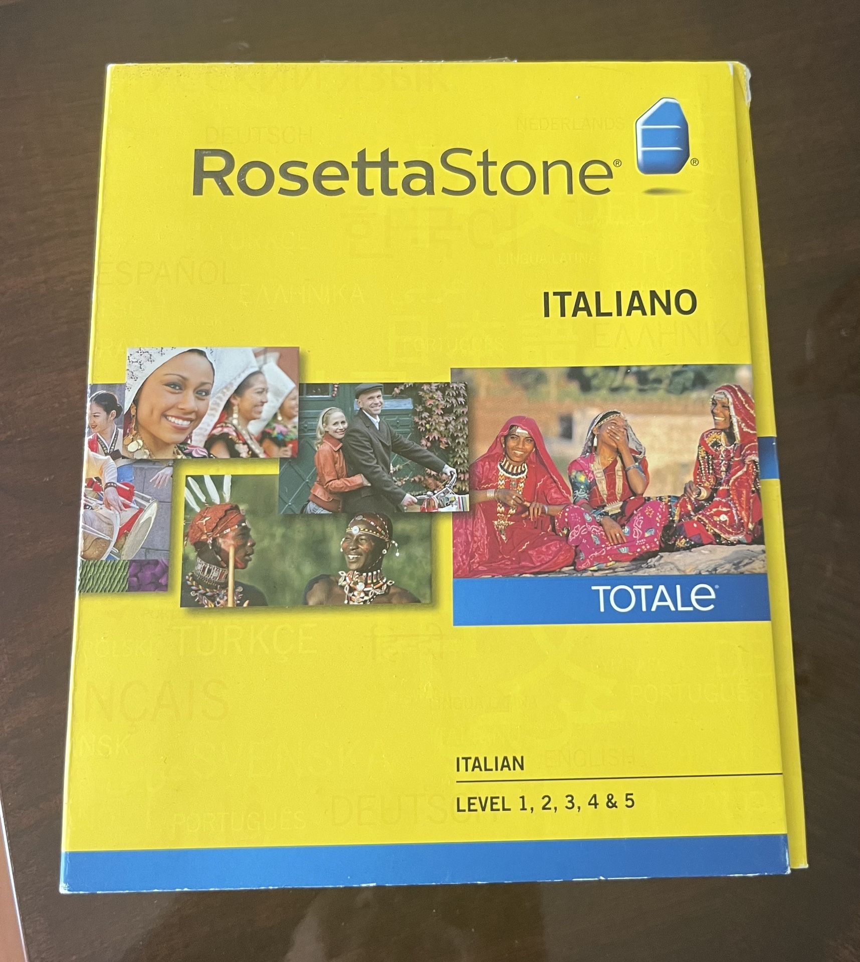 Rosetta Stone Italian Level 1-5 Set Full Version Mac PC Language Learning