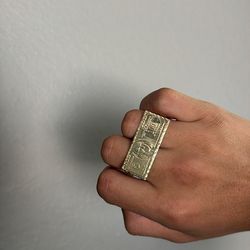 10k hundred dollar double ring