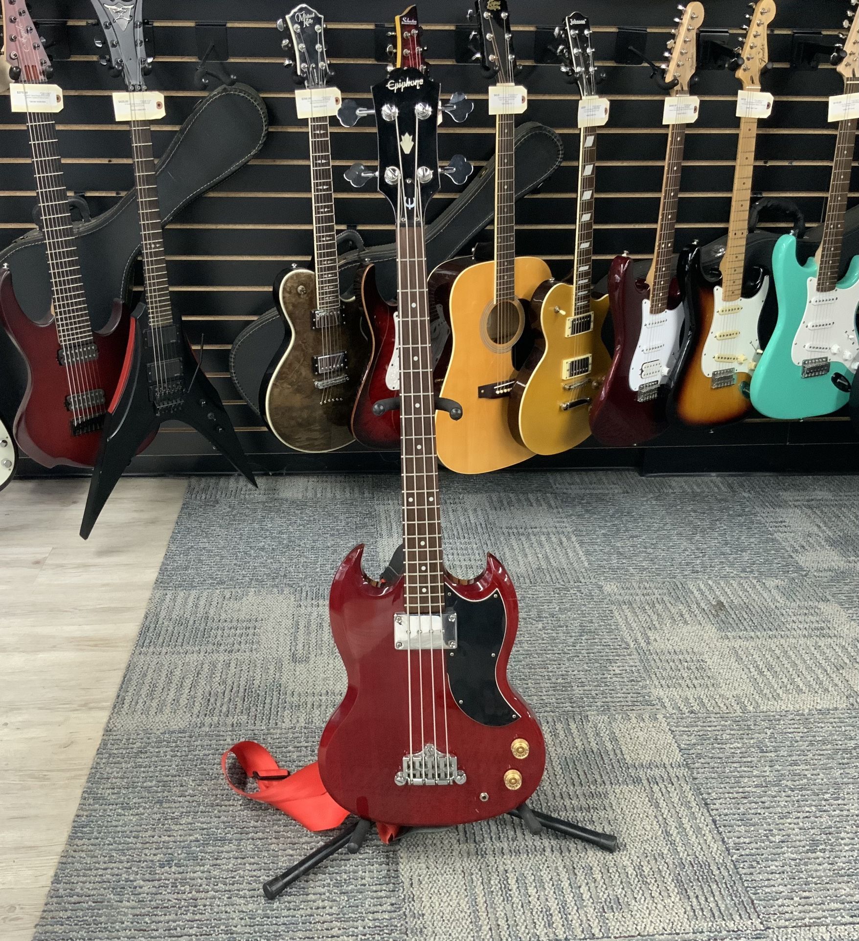 Epiphone SG Bass E1 Bass Guitar Cherry Finish