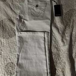 White True Religion Jeans