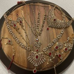 Indian wedding jewelry 8 pieces