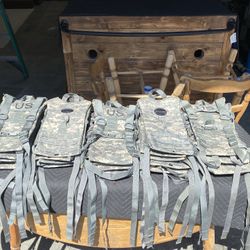 ARMY Surplus Hydration carriers, and molded support Belts. ACU and OCP camo.-$2 Each When Buying 20 Or More. 