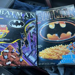 Batman And Batman Returns Cereal 