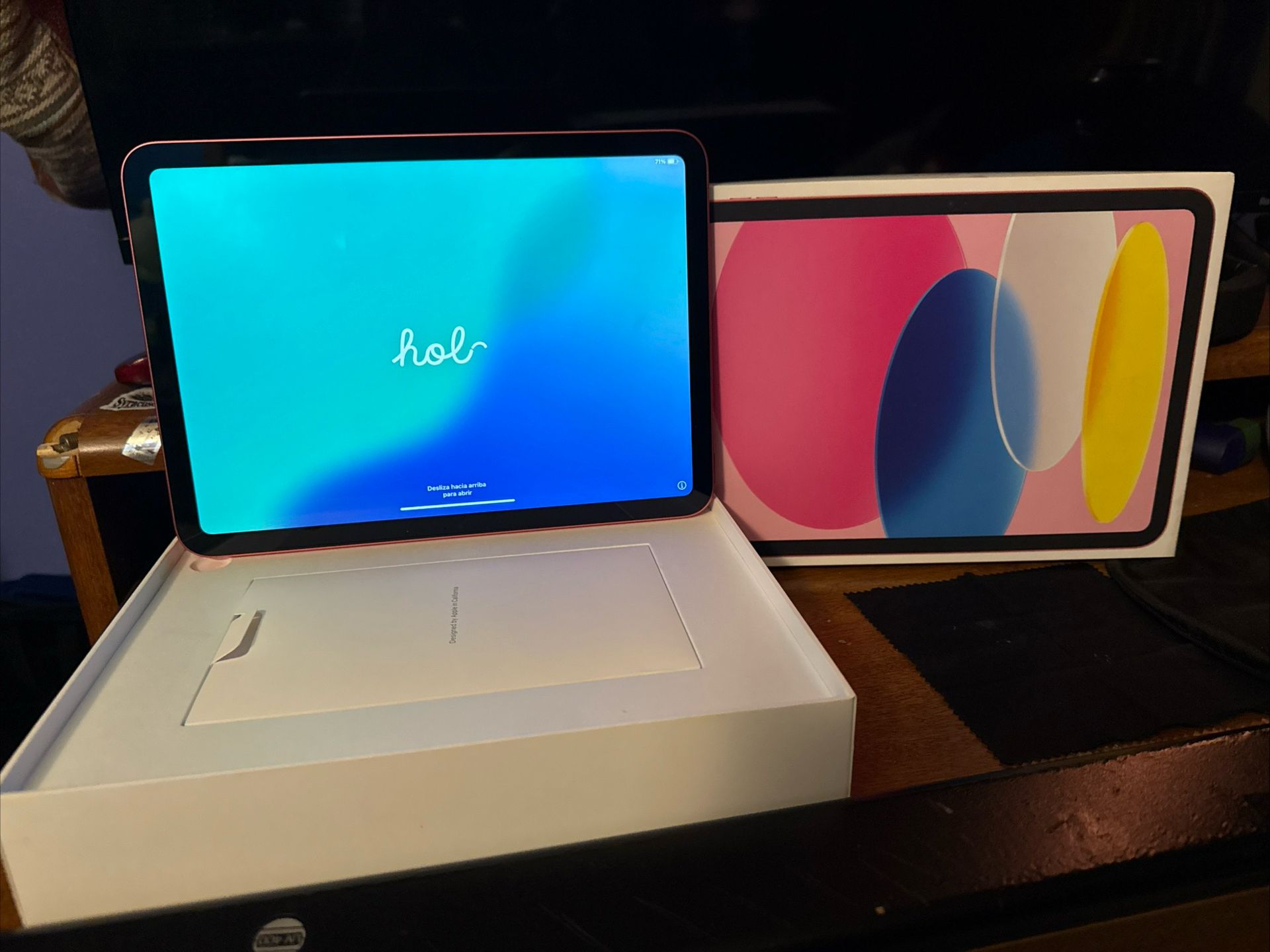 Pink Ipad 10th Generation 64 GB Like New 