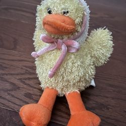 2003 Plushland, Waddles The Duck March Of Dime Plush Toy With Tags