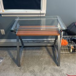 Glass Top Desk 