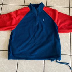 Playboy 3/4 Zipper Fleece Pullover NEW!! 