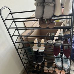 10 Tier Metal Shoe Rack