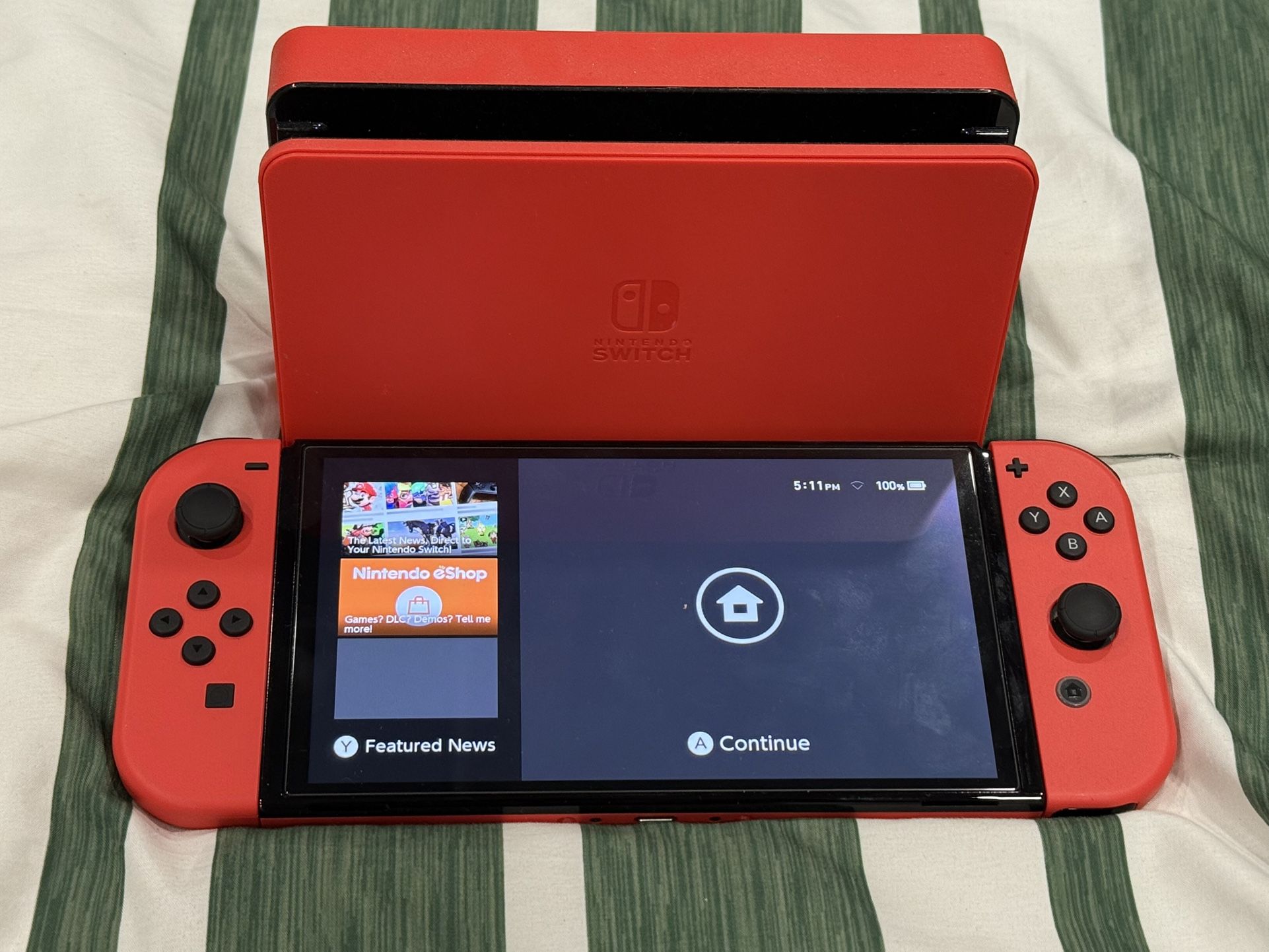 Nintendo Switch - OLED MODEL (Mario Red Edition 32GB Plus 1TB SanDisk)