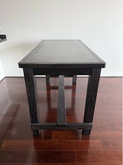 Rustic Black Counter Height Dining Table