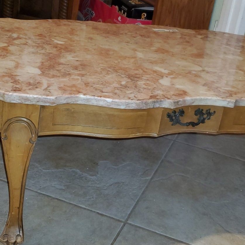 Marble Top Table 